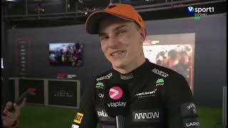 Oscar Piastri Post Race Interview Australian GP 1st point score #f1#ausgp #oscarpiastri