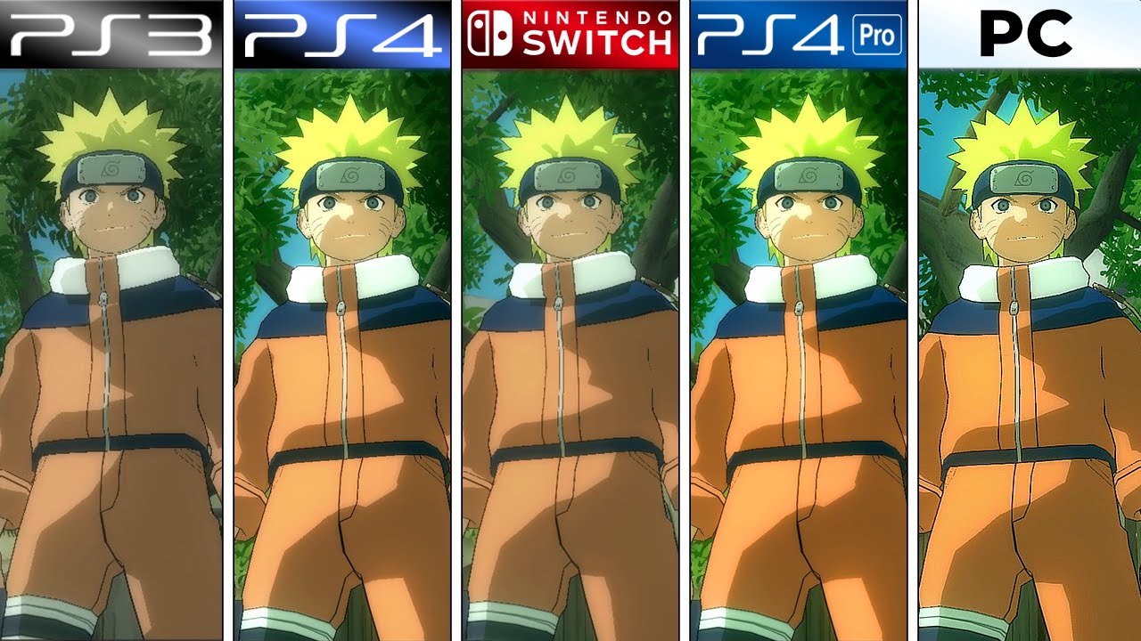 NARUTO SHIPPUDEN: Ultimate Ninja STORM 4, Switch VS PS4