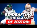 Re-Drafting The Class Of 2021 RBs NFL Football Film Review