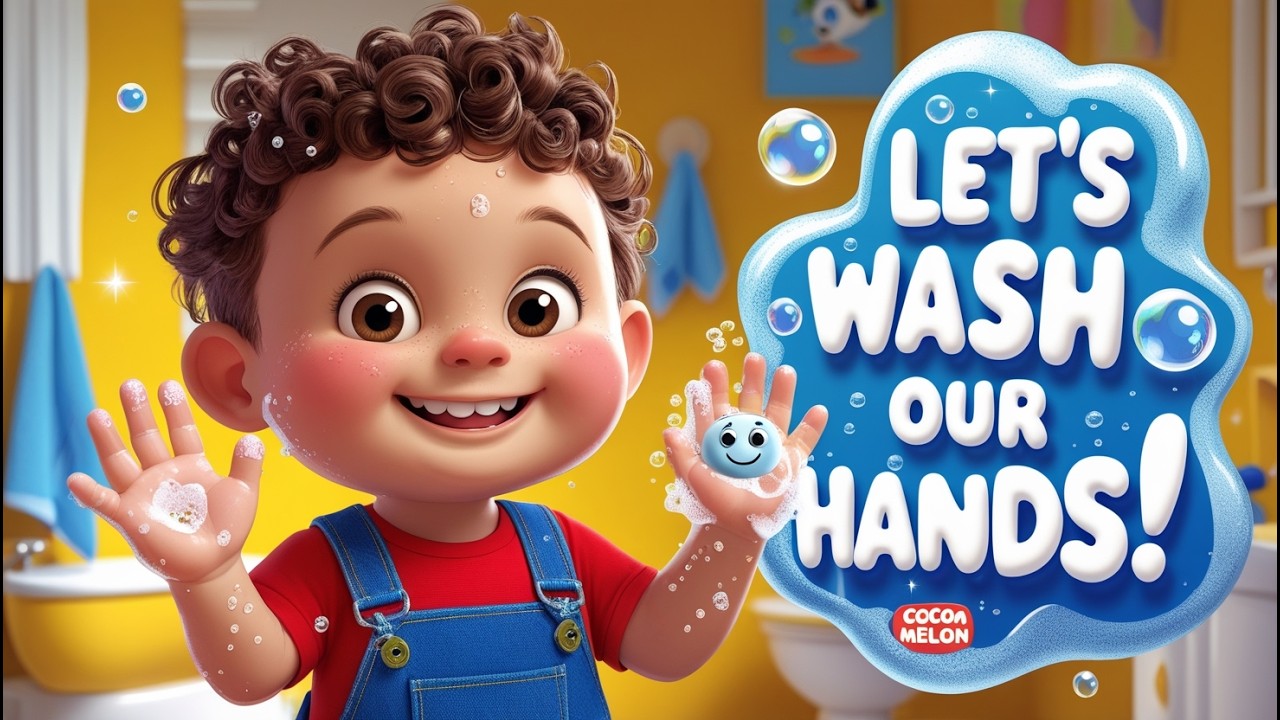 Wash Your Hands Song for Kids | Fun & Easy Hand Washing Routine | Toddler Hygiene Song
