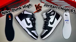 Jordan 1 High 85 vs Nike Dunk High Full Comparison