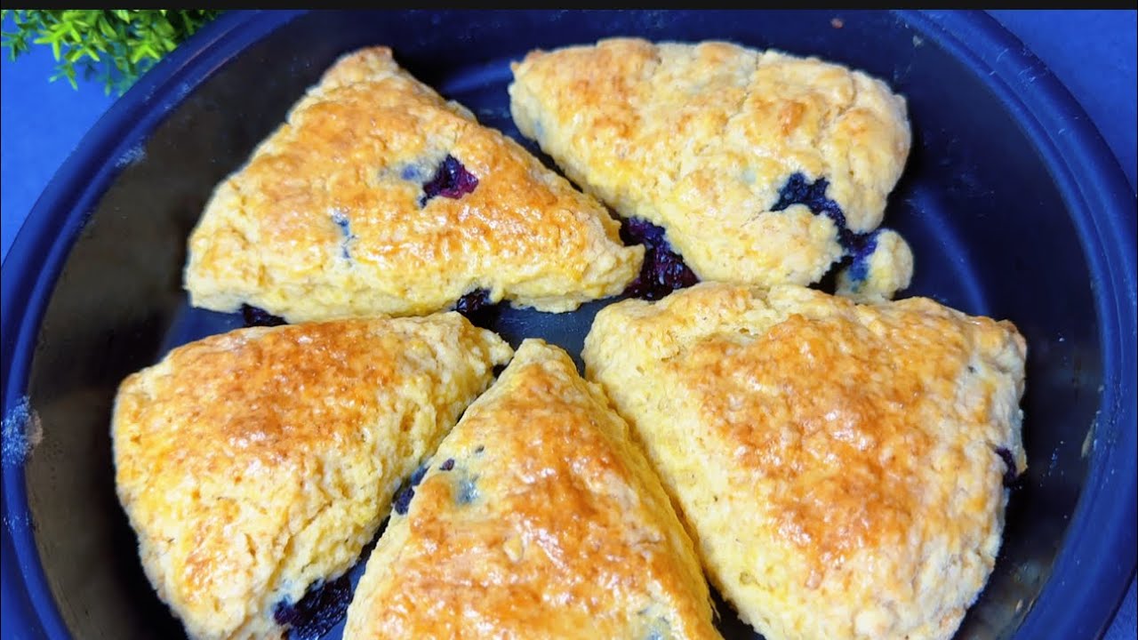 Easy Blueberry Scones Recipe| Soft Fluffy |Beyond Delicious - YouTube