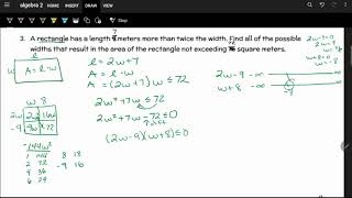 Algebra 2 Unit 5 Day 1 Part 5 Word Problem 3