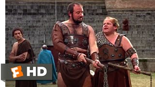 A Funny Thing Happened on the Way to the Forum (1966) - Gladiator Training Scene (9/10) | Movieclips