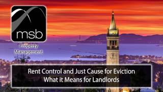Rent Control in Richmond and Just Cause for Eviction – What it Means for Landlords