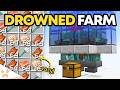 BEST MINECRAFT 26.2+ DROWNED TRIDENT FARM! | Easy New Efficient Design