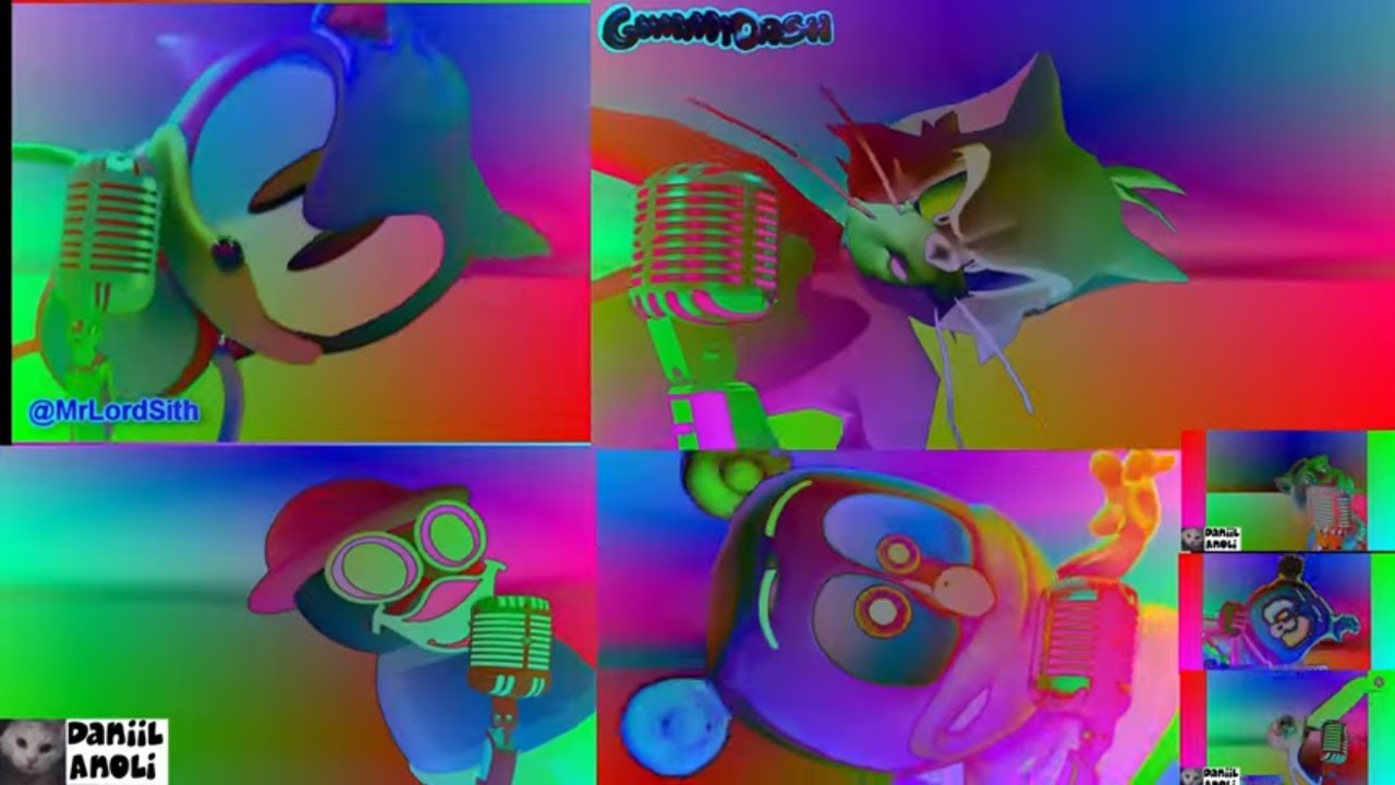 Gummy bear But 7 characters V2 in Version Effects (Preview 2 Effects)