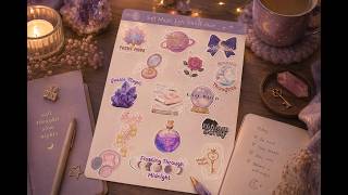🌙 Cozy Canva Session: Creating a Soft Magic Sticker Collection | Ep. 5 screenshot 1