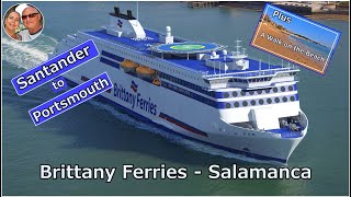 Brittany Ferries SALAMANCA    Santander to Portsmouth  plus beach walk