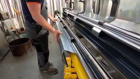 1/4  GUTTER CENTER machine Lima machinery SL-3-W 4 meter