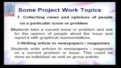 Live  discussion on " Project work for Language Learning " By:  R. Meghanathan