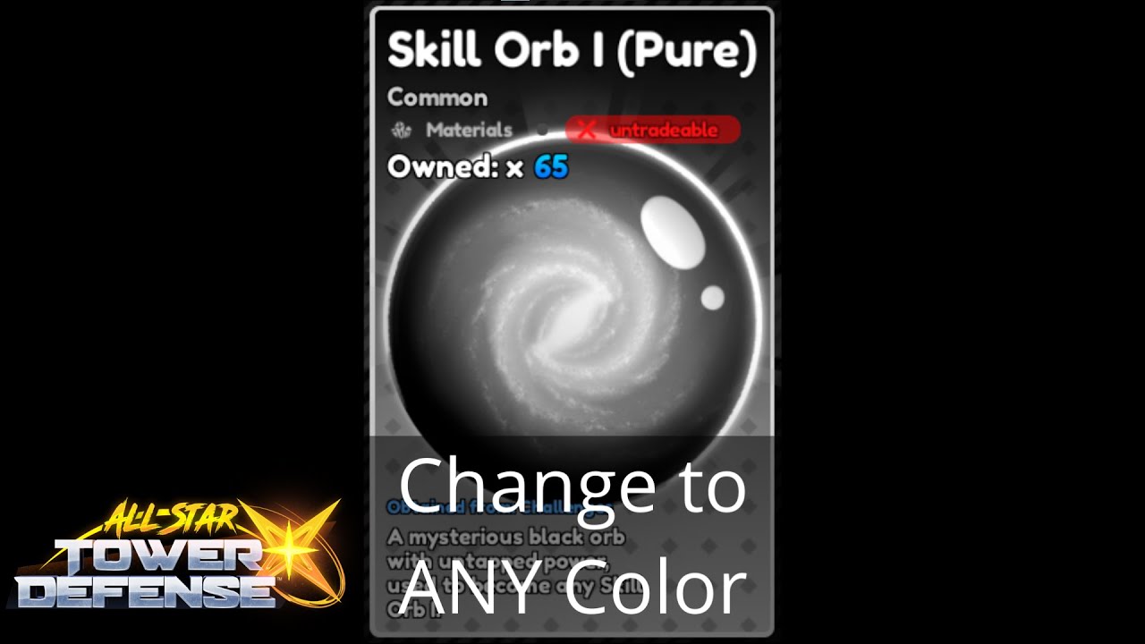 [ASTD X] Transform Skill Orb (Pure) to Any Color - YouTube