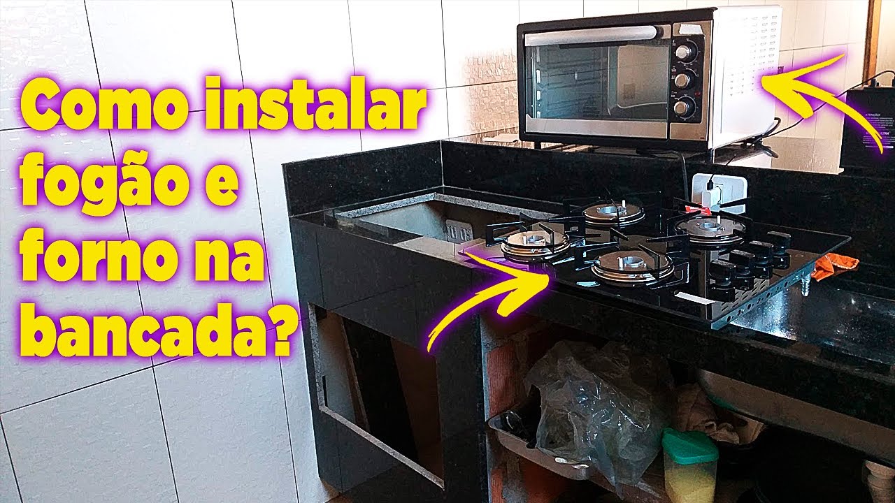 Quer saber como é instalado o cooktop e forno na bancada de mármore? Então assista! YouTube
