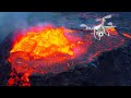 MY DRONE ALMOST MELTED FLYING ABOVE THIS VOLCANO! The Best Drone Video Above a Volcano Eruption!