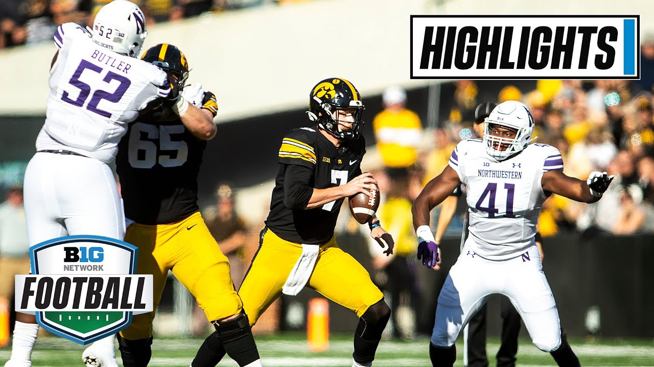 Northwestern at Iowa Extended Highlights Big Ten Football Oct. 29