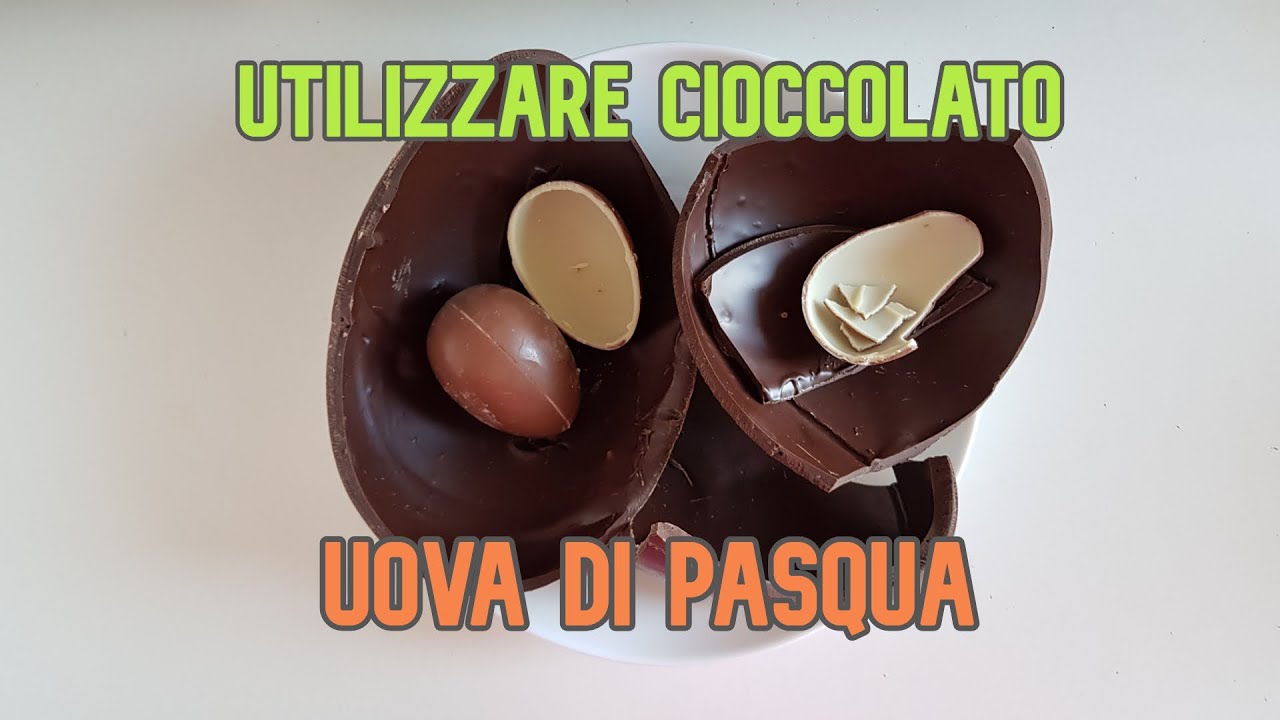 3 DOLCI con CIOCCOLATO delle UOVA di PASQUA (2020) come utilizzare cioccolato rimasto