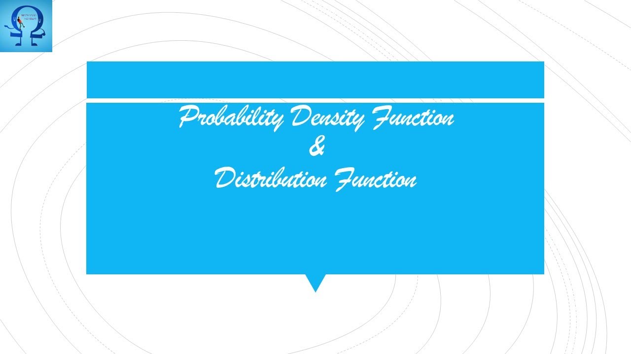 Probability density function - YouTube