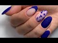 Маникюр в синем цвете: идеи модного синего маникюра| Nail Art