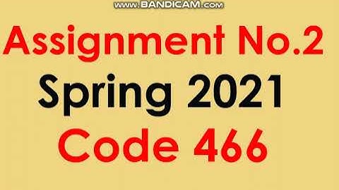 AIOU Code 466-2 Solved Assignment No.2 Autumn 2021