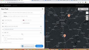 WTG - Creating a Task on Tookan