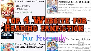 Top 4 Website for fanfiction (chinese) For Free #fanfiction #story #anime #gaming #china #onepiece