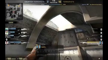 CSGO AK 1v4 Clutch LAST BULLET KILL