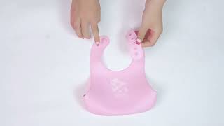 Easy Cleaning and Ultimate Protection: AOFIT Rubber Baby Bibs - WMY0216