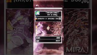 NARUTO X SASUKE DUO POWER THEN ALL NARUTO CHERECTER,,,,, #anime #naruto #narutoxsasuke
