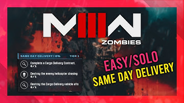 Same Day Delivery (Act 2 Tier 1) | MW3 Zombies GUIDE | Quick/Solo | MWZ Mission Tutorial