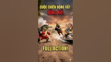 Capybara quậy đục nước cá sấu :#capybara #funny #giaitriai #ai #veo3 #tiger