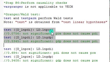(Stata13): VECM and 3-Ways Causality Checks (3) #var #vecm #causality #granger #wald #Johansen