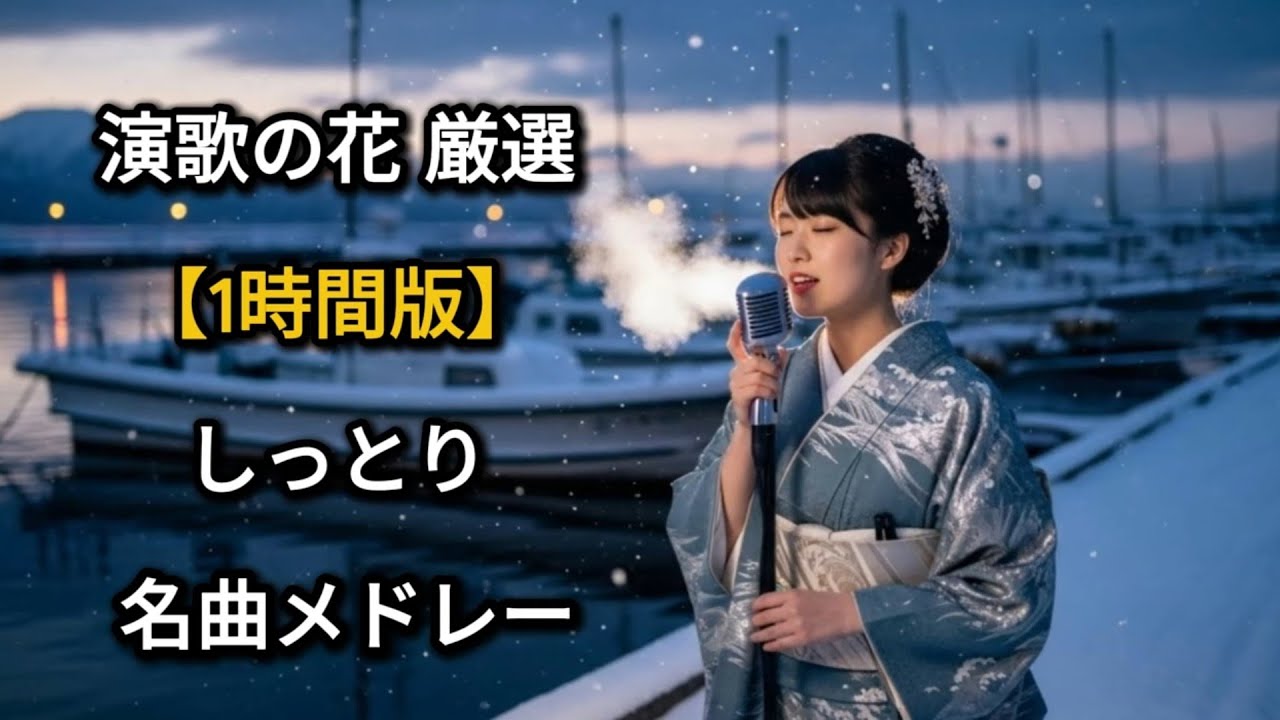 演歌の花 厳選｜心に沁みる 名曲演歌メドレー【1時間】