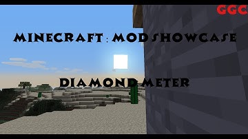 Minecraft short Mod Showcase : Diamond meter 1.4.7