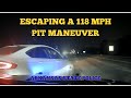 Driving escapes a 118MPH PIT Maneuver during pursuit - *Later arrested for filing a false report!