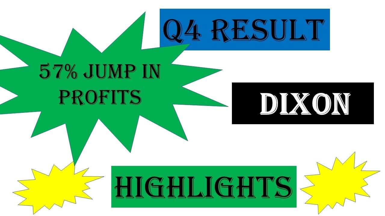 Dixon Technologies Q4 Results Why Dixon Tech 8 Up Today ?? YouTube