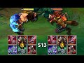 LIFESTEAL UDYR vs LIFESTEAL WARWCIK FULL BUILD FIGHTS &amp; Best Pentakills!