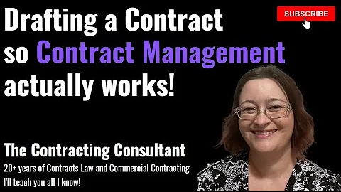 Drafting a Contract so Contract Management Actually Works (in 2023)