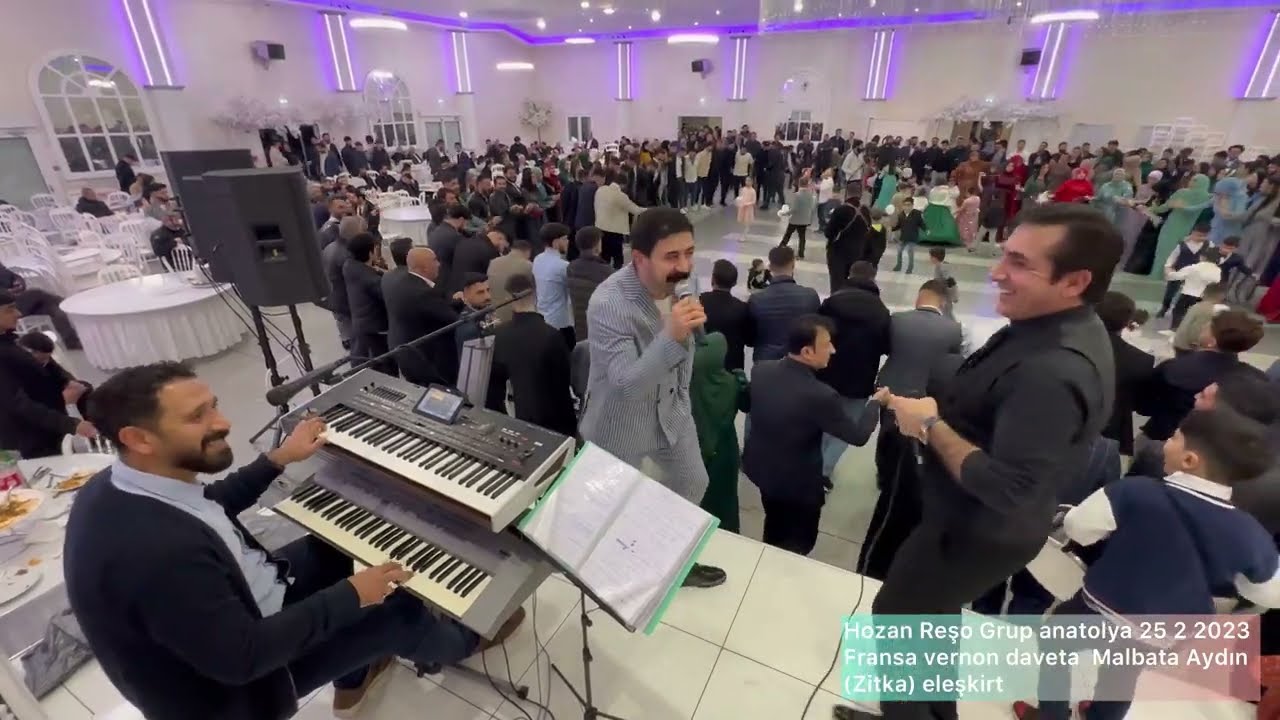 Hozan Reşo Grup Anatolya İle Aydın Ailesinin Düğünü Ağrı Eleşkirt Düğünü 25 2 2023