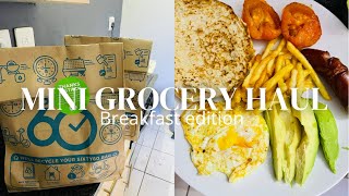 MINI STUDENT GROCERY HAUL|| Breakfast edition||South African YouTuber screenshot 3