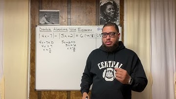 Solving Double Absolute Value Equations @AllThisMath