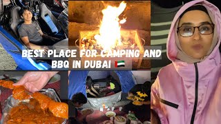 Best Places For Camping And BBQ In Dubai ?? | BBQ Night And Fun in UAE @pakistanimomabroad8226