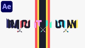 Text Slice Animation in After Effects -  After Effects Tutorial | No Plugins