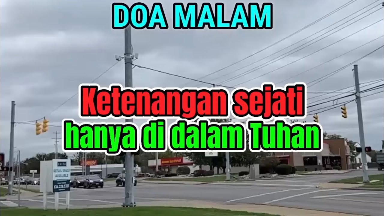 Renungan - Doa Malam, 6-3-26 | KETENANGAN SEJATI HANYA DI DALAM TUHAN