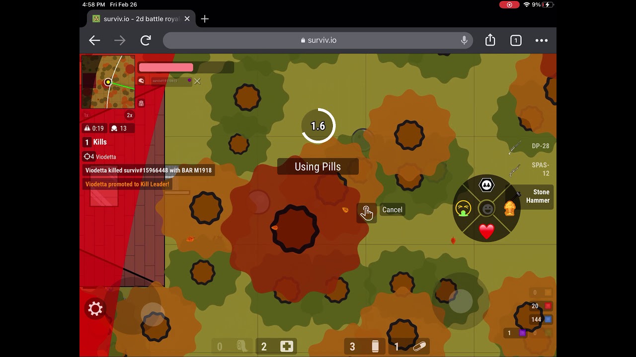 Eye Bunker code in surviv.io