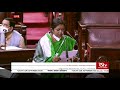 Mamata mohanta takes oath as rajya sabha member from odisha