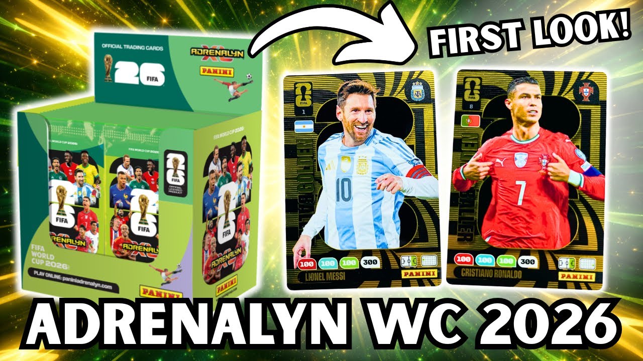 Can we find MESSI or Ronaldo in 50x Panini Adrenalyn World Cup 2026 packs!