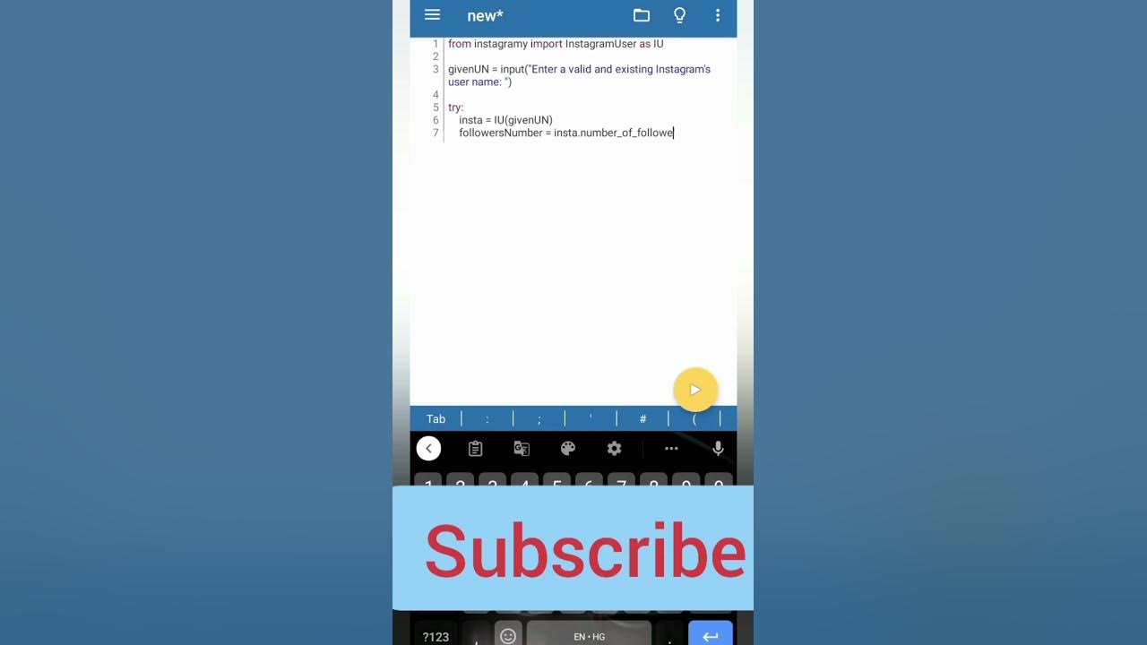 get instagram account information using python | instagram & python ...