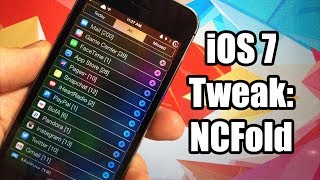 iOS 7 Jailbreak Tweak: NCFold