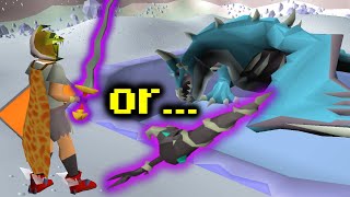 I used the Lance AND Fang at Vorkath (GIM #115)