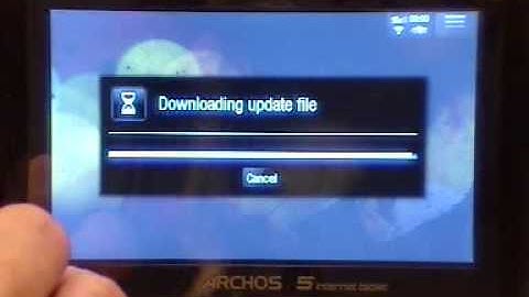 Archos 5 IT live bricking